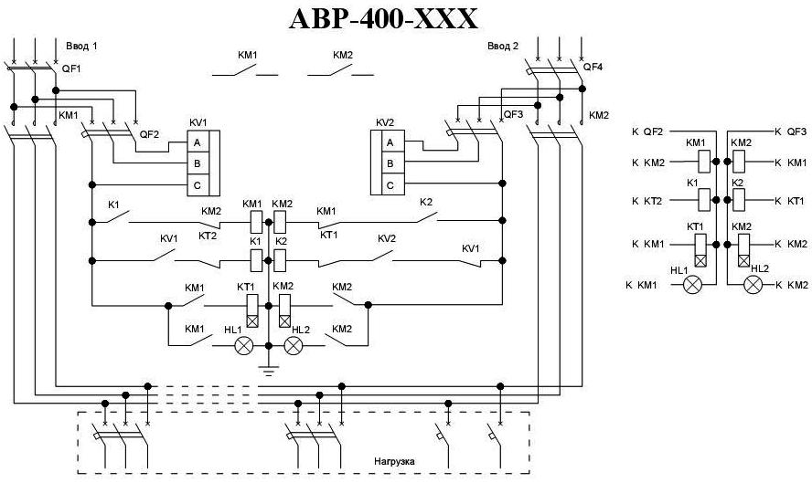 АВР400 - схема
