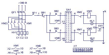 РУСМ5411 - схема электрическая